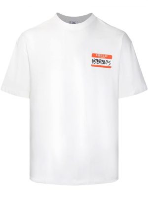 Футболка VETEMENTS My Name is VETEMENTS T-Shirt in White