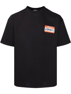 Футболка VETEMENTS My Name is VETEMENTS T-Shirt in Black