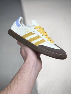 Adidas Samba Off White Oat Violet Tone