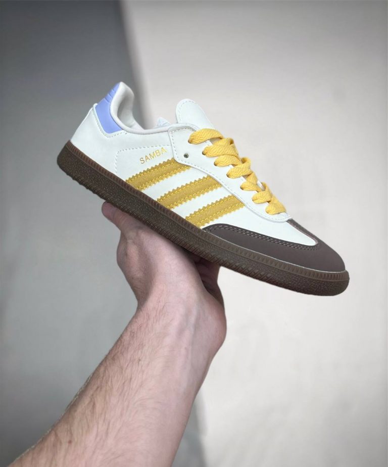 Adidas Samba Off White Oat Violet Tone
