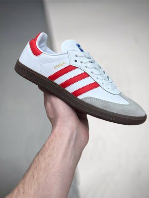 Adidas Samba White Better Scarlet