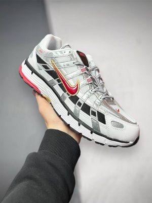 Nike P-6000 CNPT Metallic Silver Red