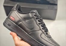 Nike Air Force 1 Supreme Box Logo Black CU9225-001