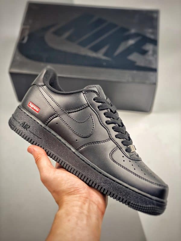 Nike Air Force 1 Supreme Box Logo Black CU9225-001