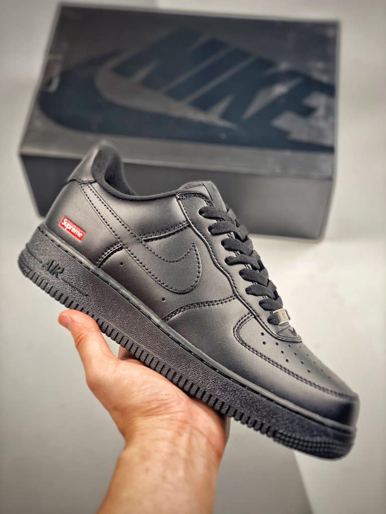 Nike Air Force 1 Supreme Box Logo Black