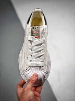 Maison Mihara Yasuhiro Blakey OG Sole Canvas Low White