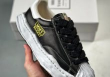 Maison Mihara Yasuhiro Blakey OG Sole Leather Low Black A06FW702-BLACK