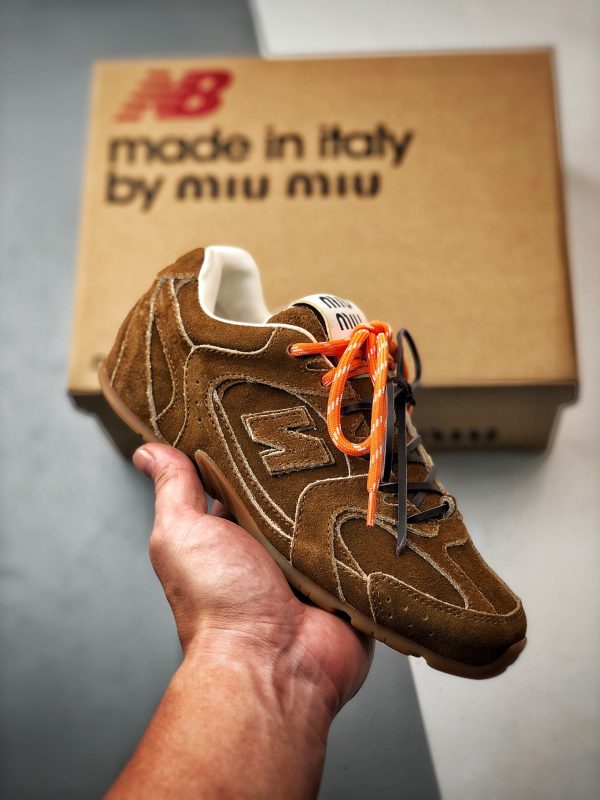 New Balance X Miu Miu 530 SL Brown 5E165E_Z5O_F0401_F_D005