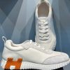 Кроссовки HERMES Bouncing Lifestyle Shoes Leather White Orange H221898Z-H92