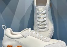 Кроссовки HERMES Bouncing Lifestyle Shoes Leather White Orange H221898Z-H92