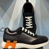 Кроссовки HERMES Bouncing Lifestyle Shoes Leather Black H221898Z-H02