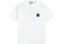 Футболка Stone Island Patch Logo T-Shirt White белая 741524113 V0001
