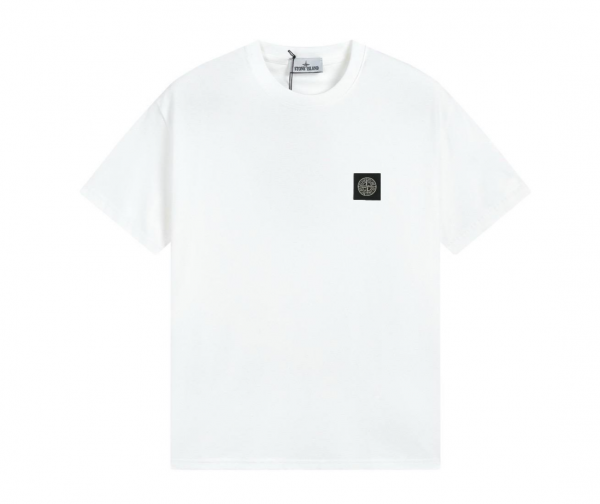 Футболка Stone Island Patch Logo T-Shirt White белая 741524113 V0001