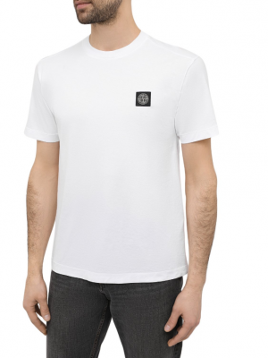 Футболка Stone Island Patch Logo T-Shirt White