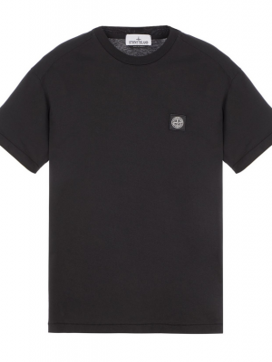 Футболка Stone Island Patch Logo T-Shirt Black