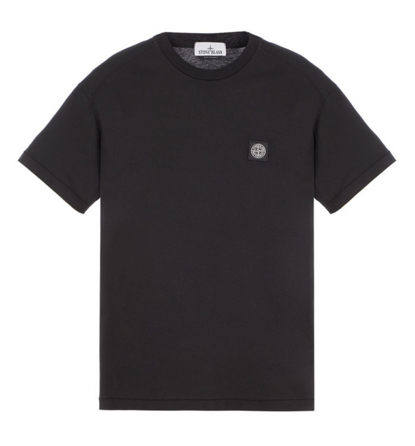 Футболка Stone Island Patch Logo T-Shirt Black 731524113-V0029