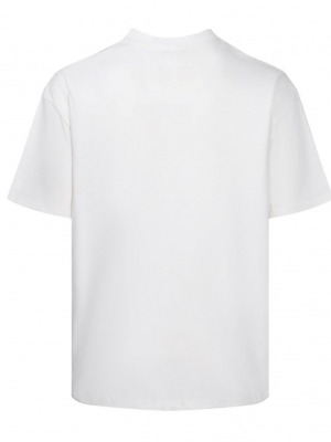 Футболка VETEMENTS Embroidered Logo T-shirt White