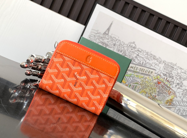 Кошелек Goyard Matignon PM Wallet Orange