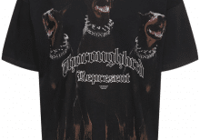 Футболка Represent Thoroughbred Doberman White Vintage Black M05147-03