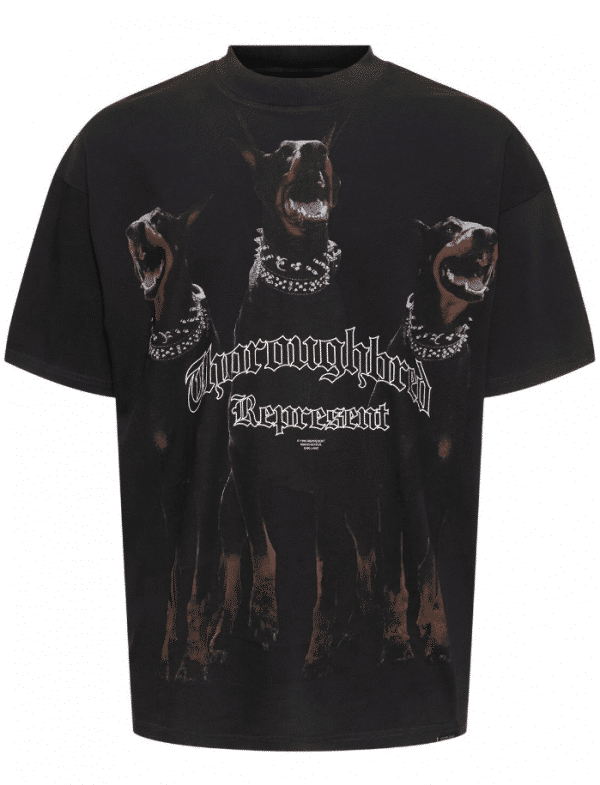 Футболка Represent Thoroughbred Doberman White Vintage Black M05147-03