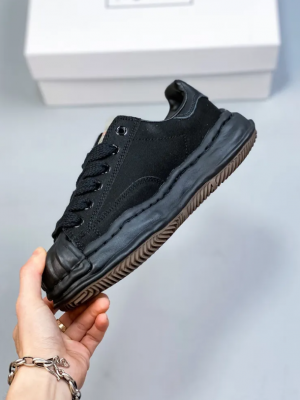 Maison Mihara Yasuhiro Blakey OG Sole Canvas Low Black Black