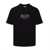 Футболка VETEMENTS 4 Seasons Embroidered Logo T-Shirt in Black WE54TR100B BLAC