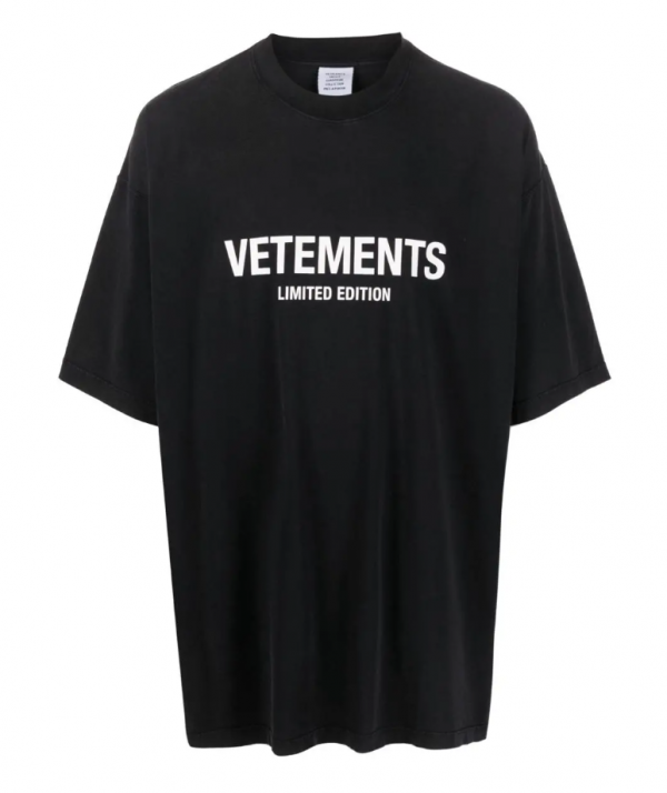 Футболка VETEMENTS Limited Edition Logo T-Shirt Black