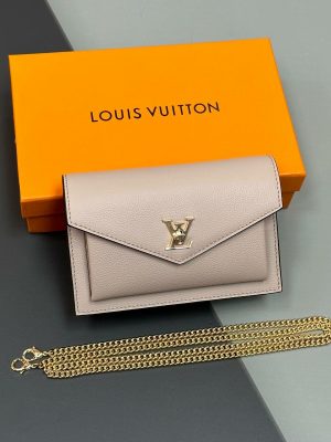 Сумка Louis Vuitton Mylockme Chain Greige Beige