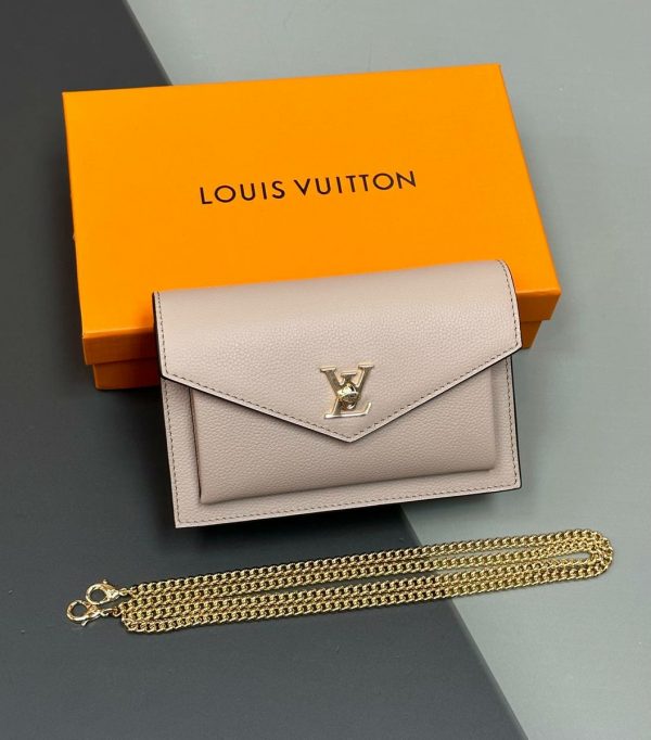 Сумка Louis Vuitton Mylockme Chain Greige Beige M80673