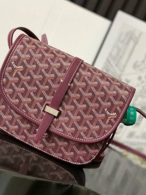 Сумка Goyard Belvédère PM Burgundy