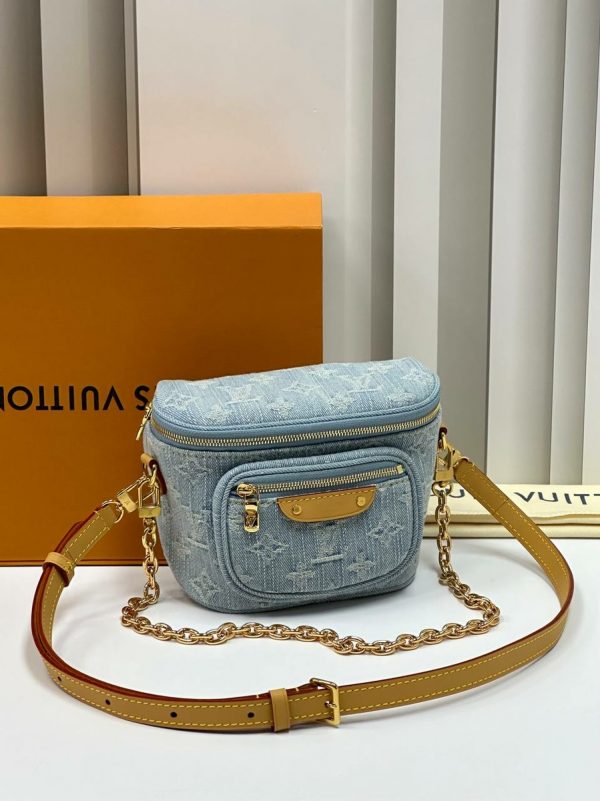 Сумка Louis Vuitton Bumbag Mini Blue M83353