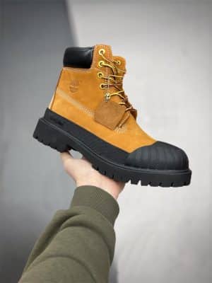 Ботинки Timberland Premium 6″ Boot Rubber Toe Wheat Black