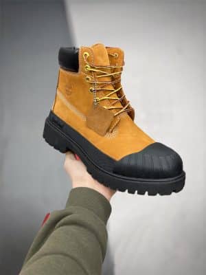 Ботинки Timberland Premium 6″ Boot Rubber Toe Wheat Black