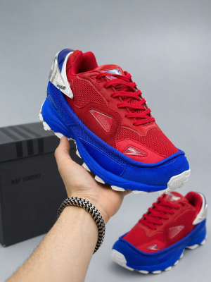 Кроссовки Adidas x Raf Simons Ozweego Red/Blue/Silver