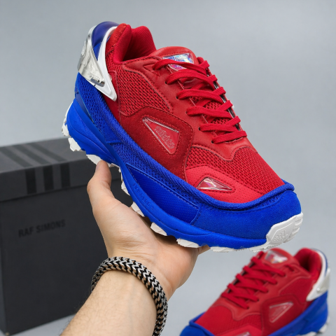 Кроссовки Adidas x Raf Simons Ozweego Red/Blue/Silver