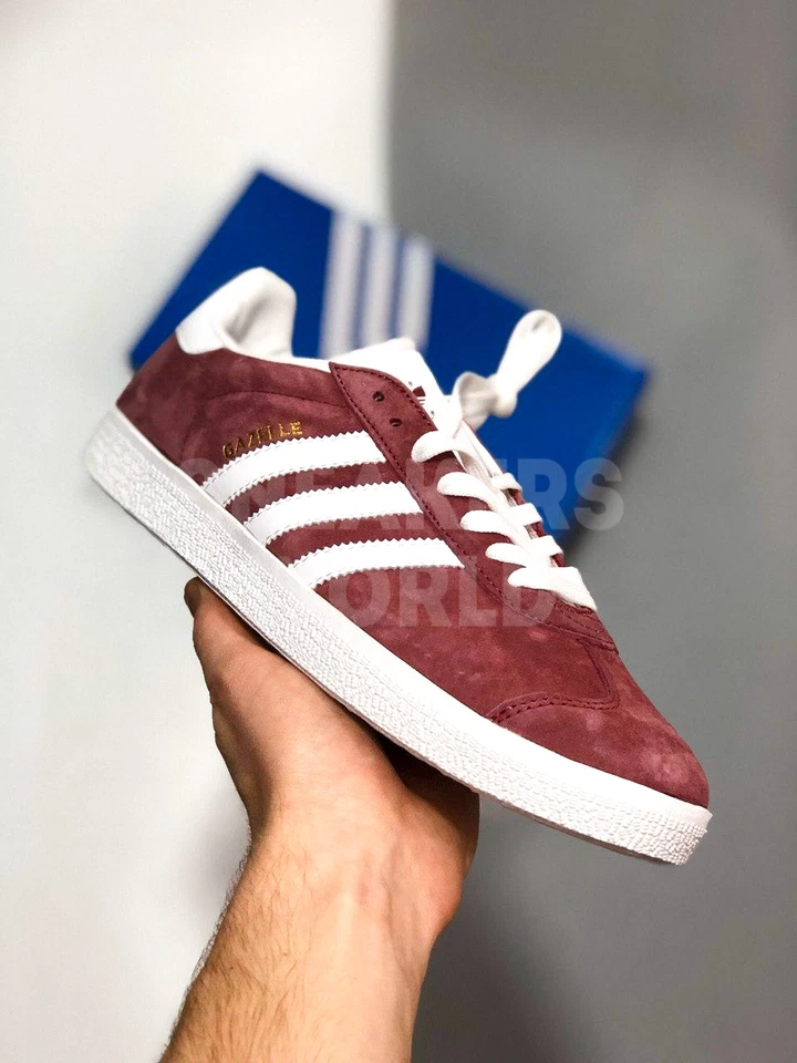 Adidas Gazelle бордовые