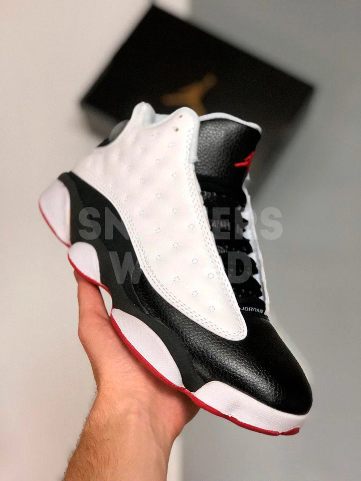 Air Jordan 13 бело-черные