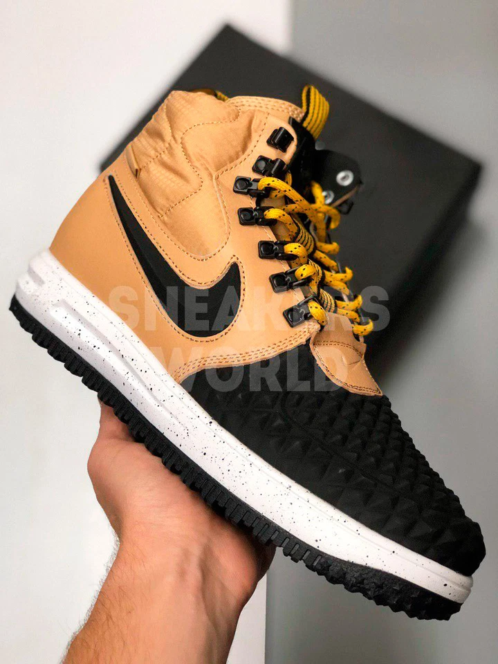 Nike Lunar Force 1 Duckboot бежевые