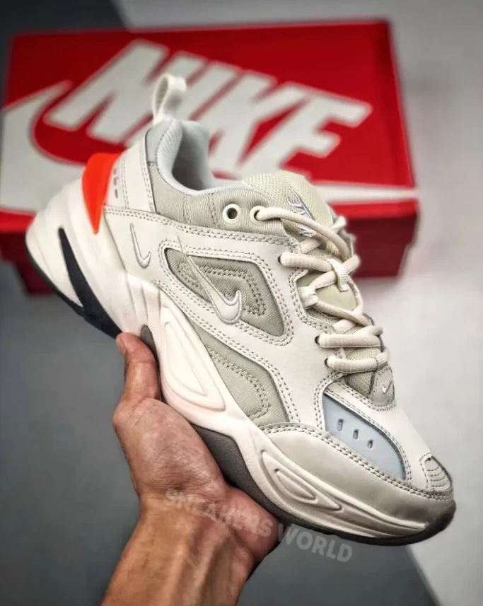 Nike M2K Tekno Phantom White-Orange