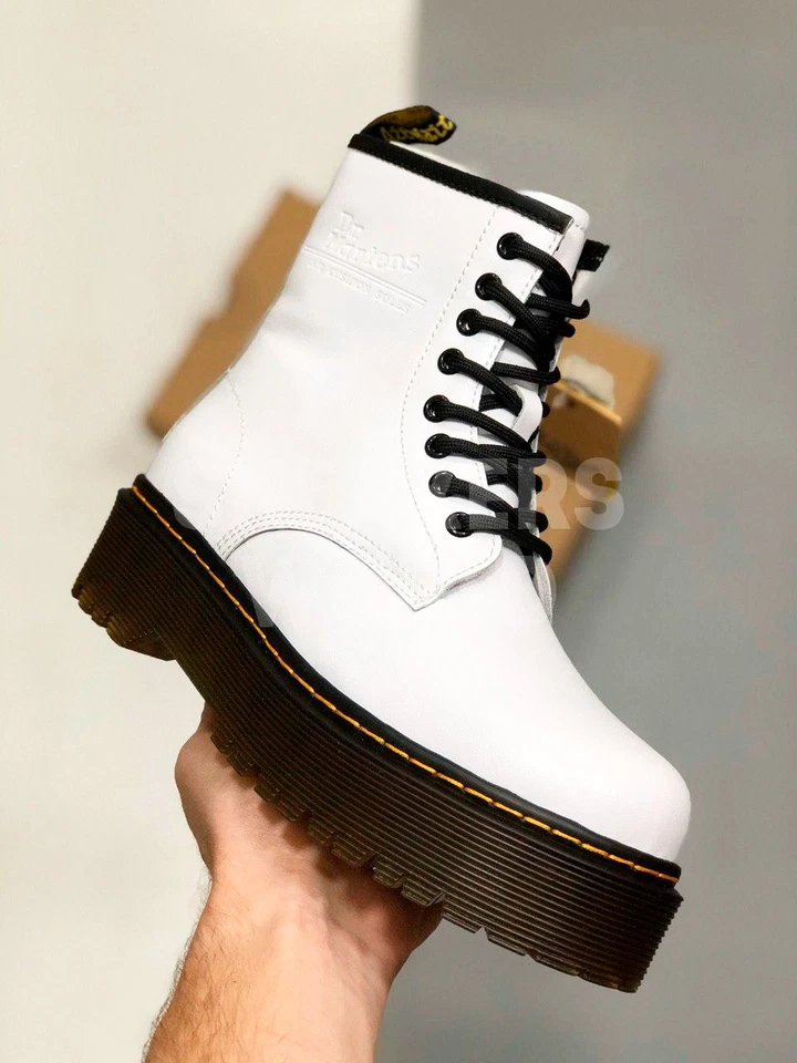 Dr Martens Dr. Martens Jadon белые зимние с мехом