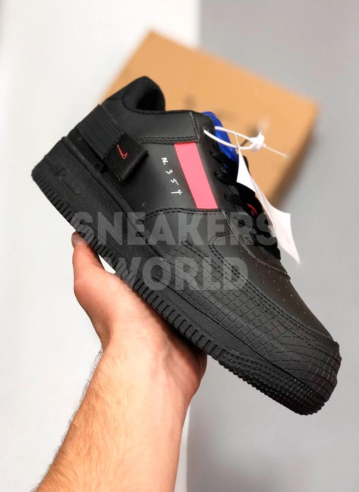 Nike Air Force 1 N.354 черные