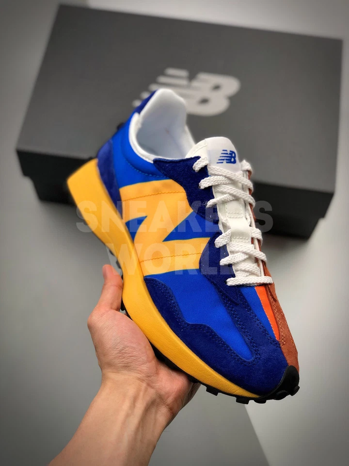 New Balance 327 Blue Yellow