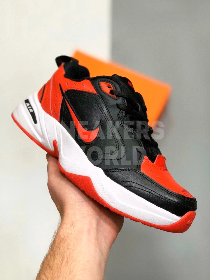 Nike Air Monarch 4 черно-красные