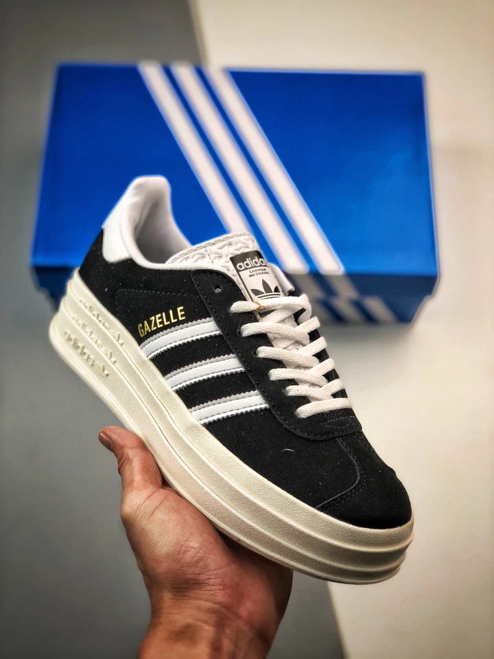 adidas Gazelle Bold Core Black White