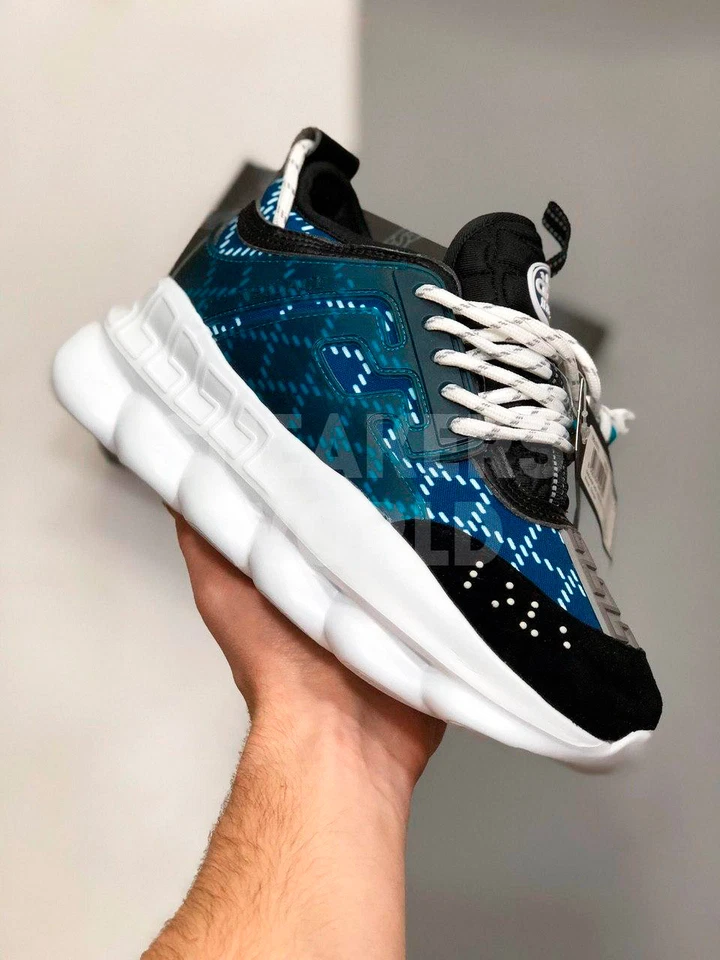 Versace Chain Reaction blue black