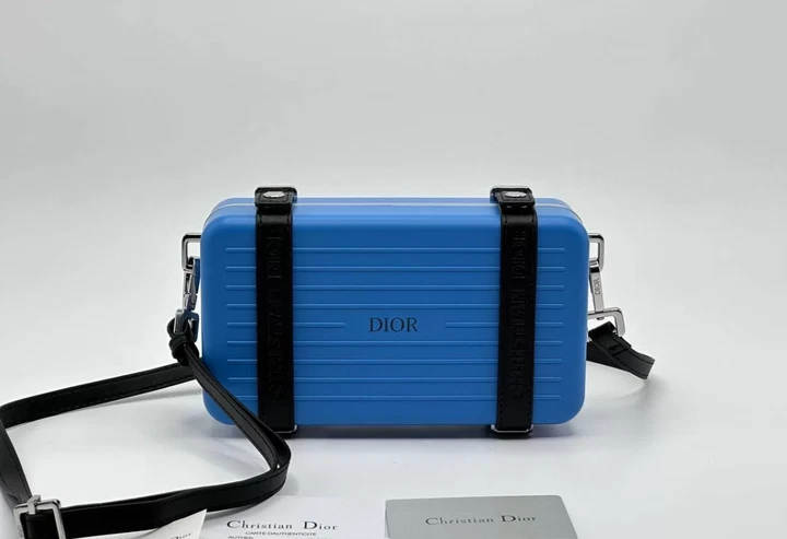 Клатч Dior x Rimowa Blue