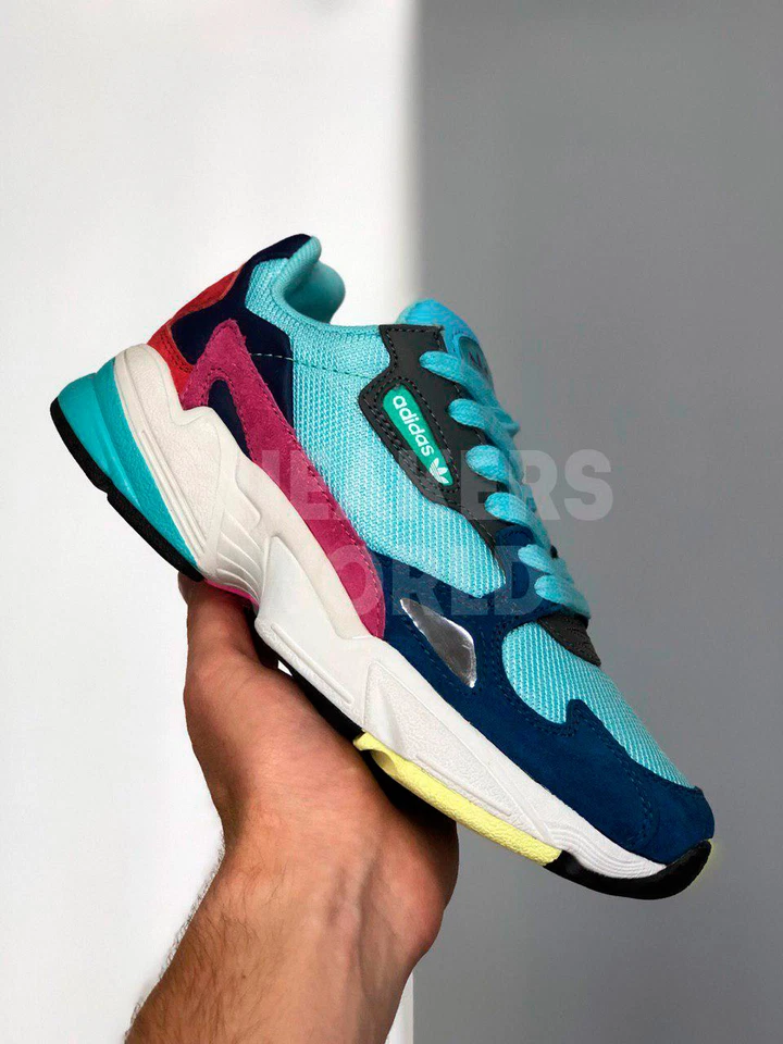 Adidas Falcon W голубые