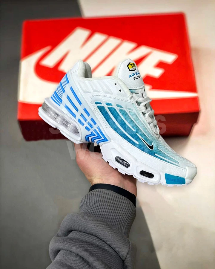 Nike Air Max Tn + 3 White Blue