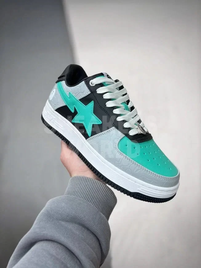A Bathing Ape Bape Sta Grey Black Green