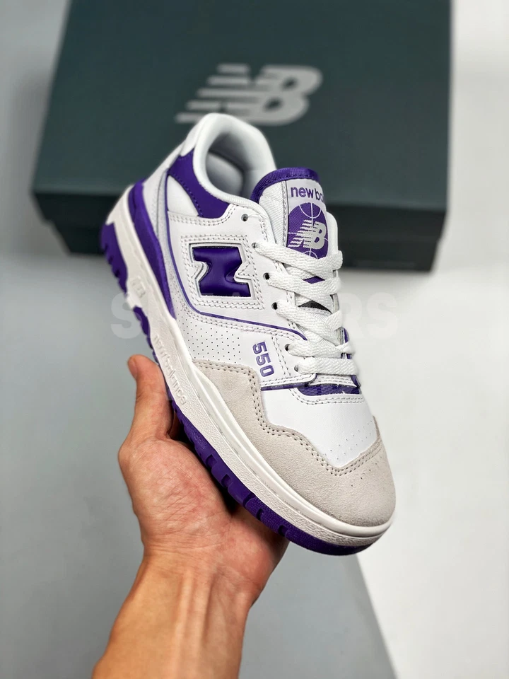 New Balance 550 White Purple